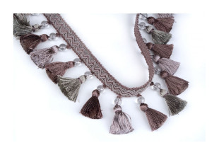 Тасьма-бахрома AT972A з китицями